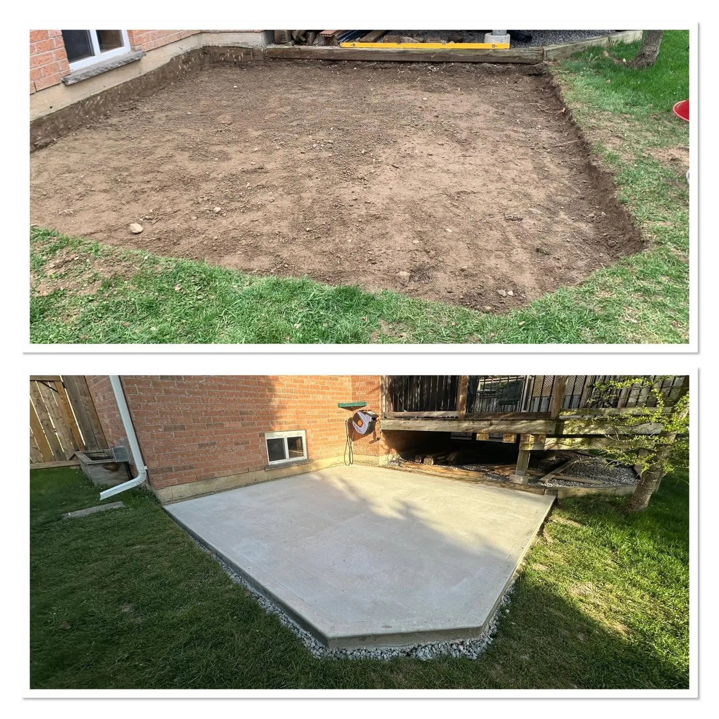 Concrete pad